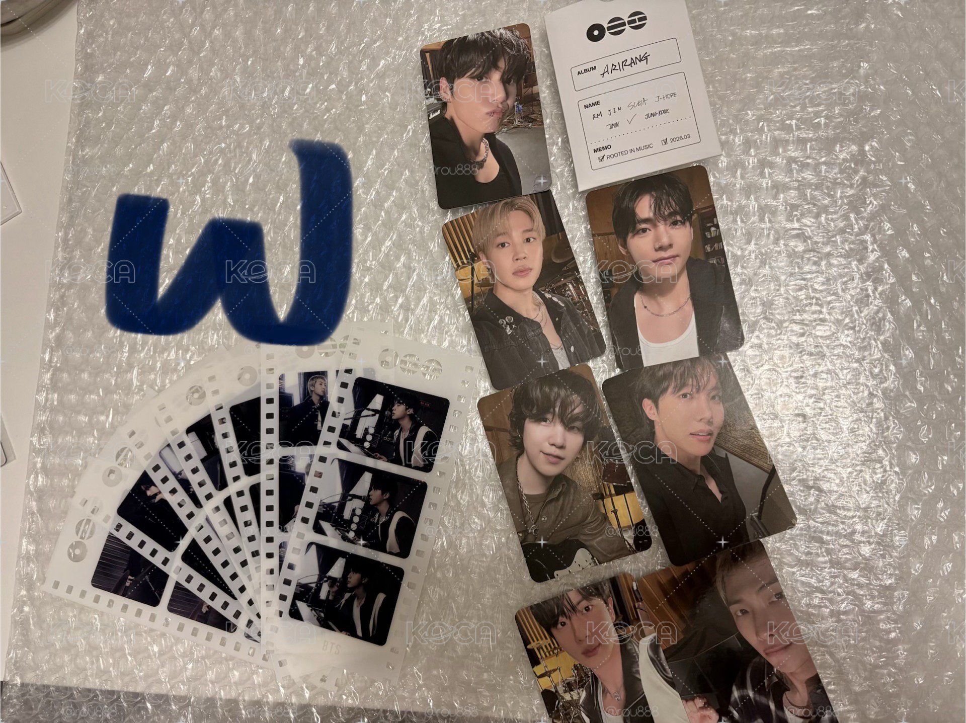 BTS ARIRANG weverse專輯小卡+書籤