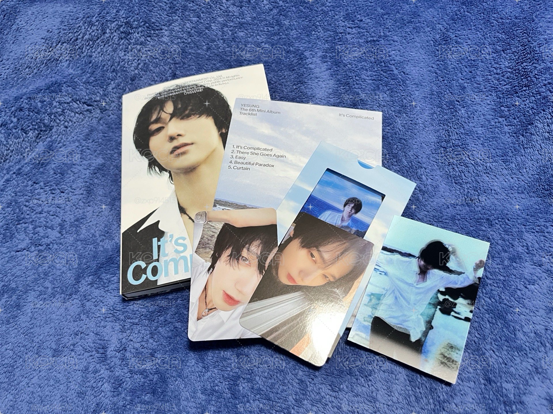 藝聲 YeSung (Feelings版)第六張迷你專輯「It`s Complicated」👆內容物如圖👆