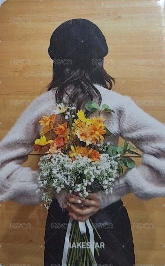 泰迪熊 ms 拿花 特典卡  背面