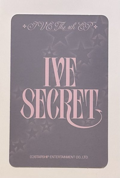 🌟IVE SECRET特典-船特員