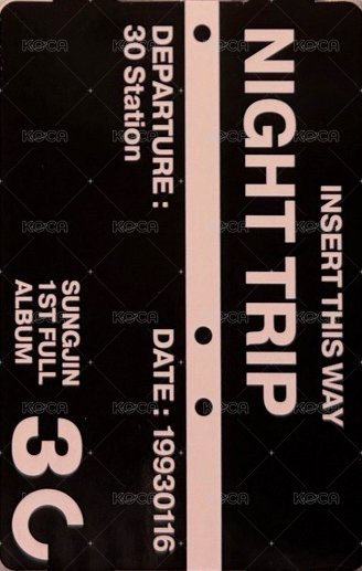 30 PB版車票 專輯卡  背面