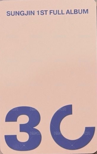 30 明信片版 專輯卡  背面