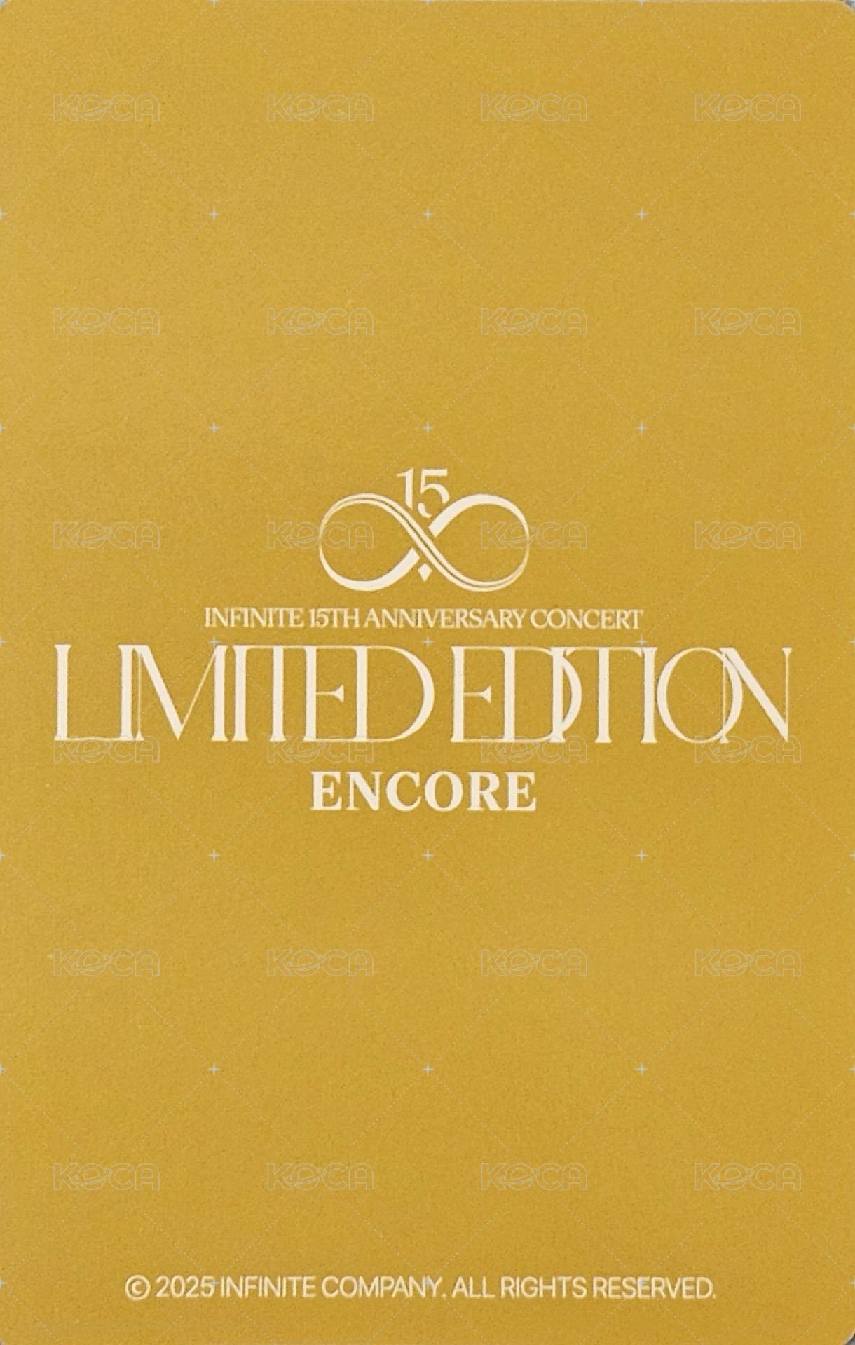 15週年安可演唱會 周邊卡 T-shirt 背面