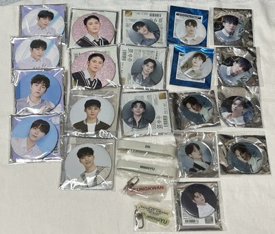 SEVENTEEN 奎 率 寛 燦 碩 徽章 扭蛋 日巡