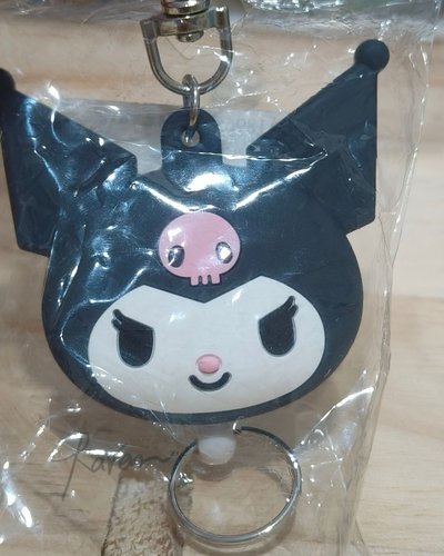 庫洛米造型伸縮鑰匙圈