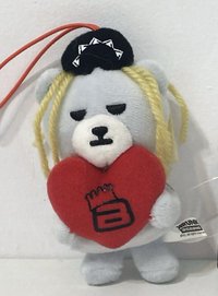 krunk熊 吊娃 彩色抱心