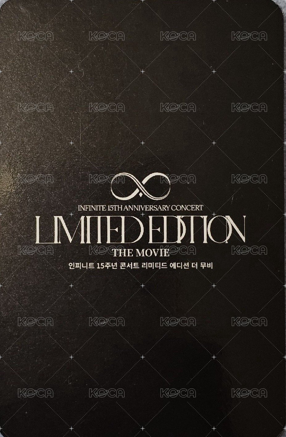 <LIMITED EDITION>THE MOVIE 電影卡  背面