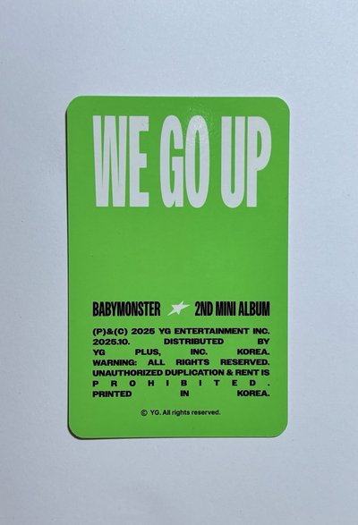 WE GO UP/台北快閃/隨機卡包/賢卡