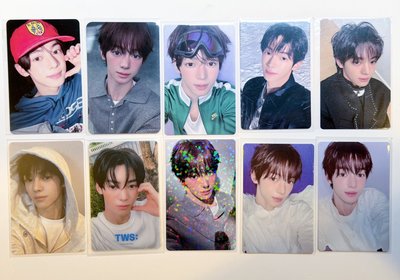 TWS 韓振 一直娛 中背 喝水 小鹿 共24張