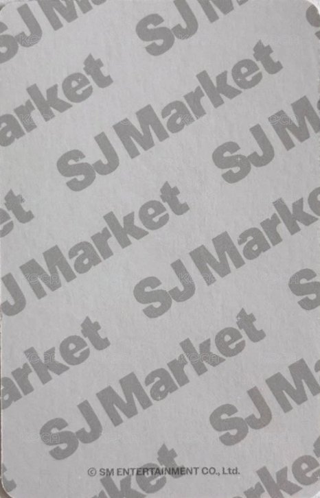 SJ MARKET 隨機卡  背面