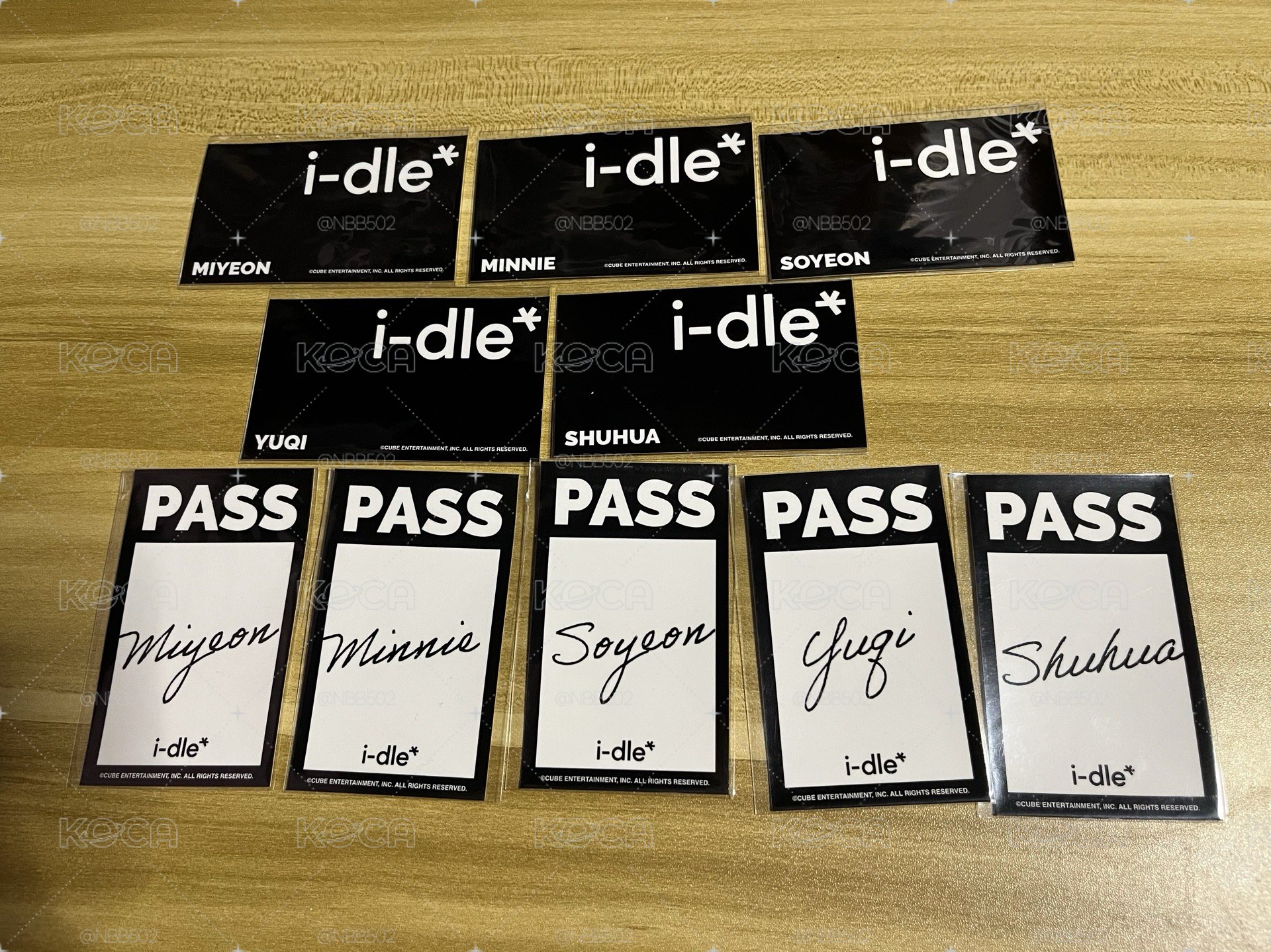 （降🎉8週年🏰現貨）I-dle 一番賞 E賞貼紙