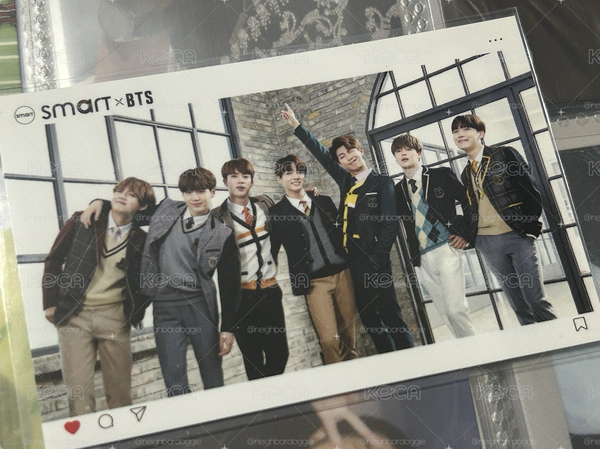 Smart x BTS 團卡