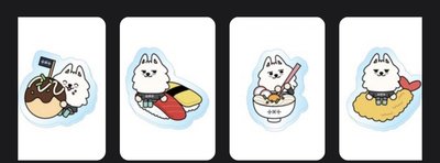 角巴兔（其實只有猛春）日巡徽章（兩圖