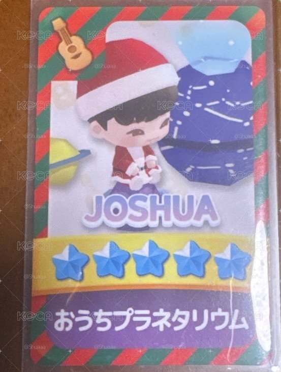 SEVENTEEN puzzle 遊戲卡/Joshua/秀