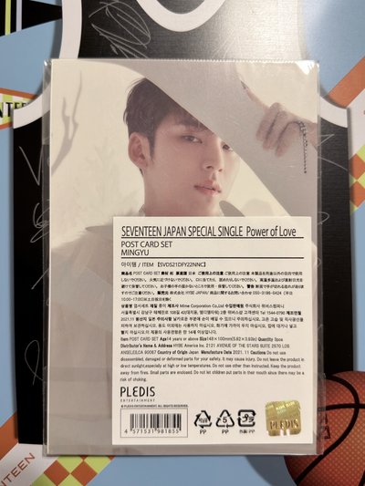 (現貨 一日內寄出）seventeen pol 金珉奎 明信片大卡