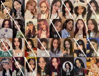 ITZY 一堆真真（細圖在後頁）