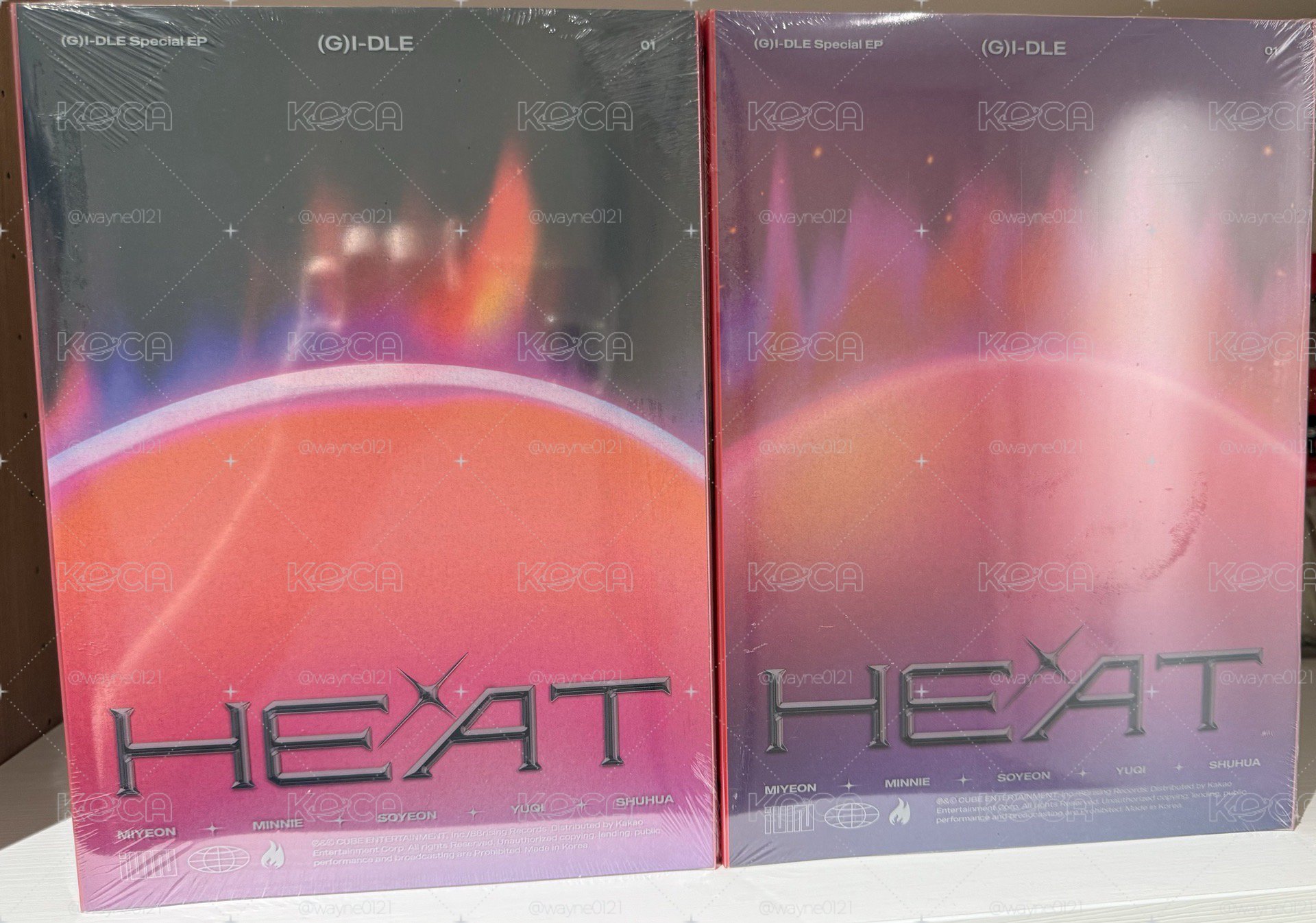 i-dle HEAT專輯兩版全新未拆