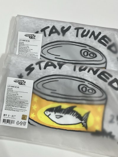 跑珍安可場周邊 鮪魚罐頭長袖T