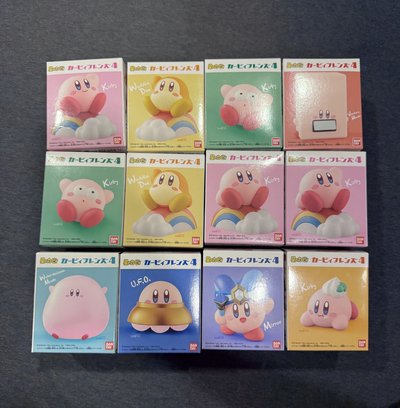 食玩 卡比好朋友第四彈 共12隻