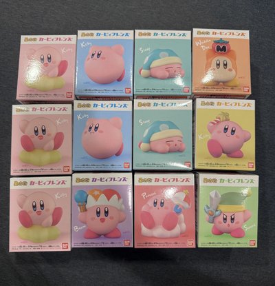 食玩 卡比好朋友第一彈 公仔 12 隻