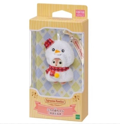 日本森林家族 雪人吊飾