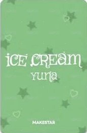 Ice Cream ms 台北 抽選卡 中簽卡 當日造型 背面