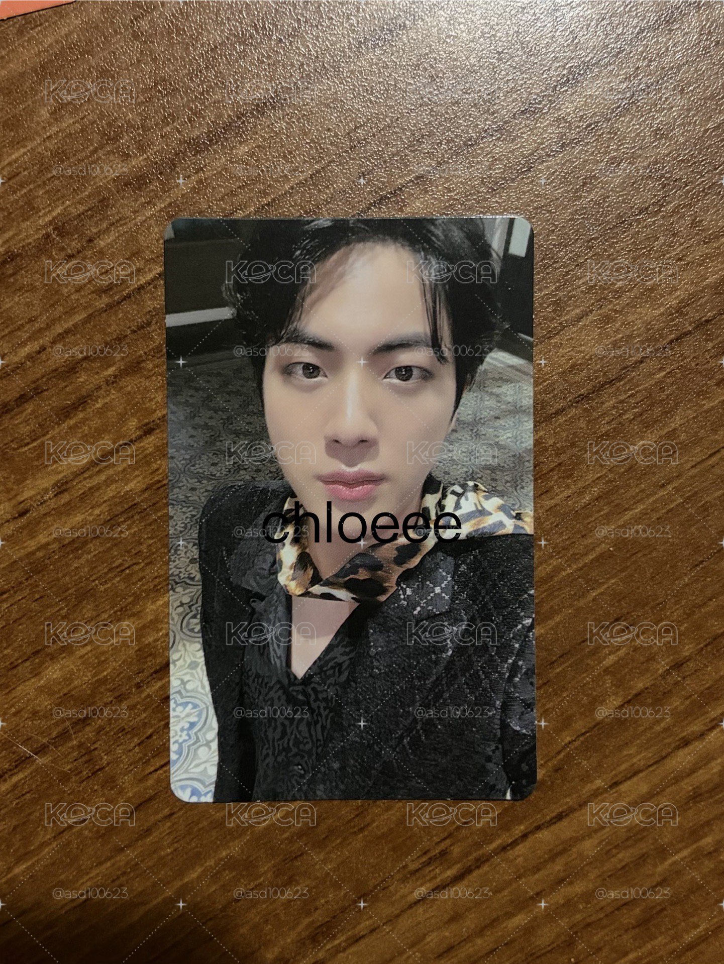 BTS Jin 2020藍光回憶錄小卡 金碩珍