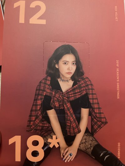 REDVELVET YERI 2018年曆組