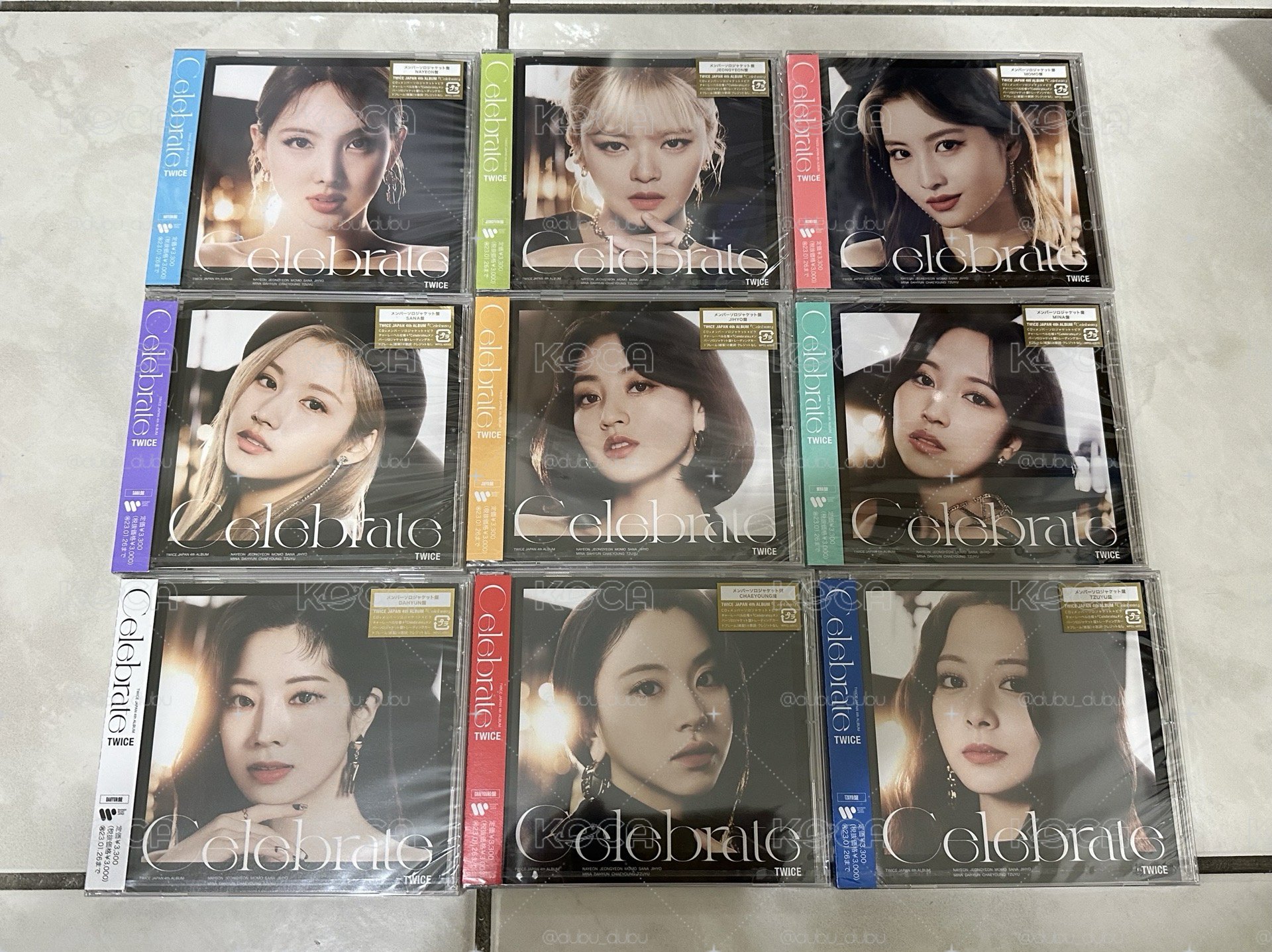 TWICE 正規四 日專單封 Celebrate