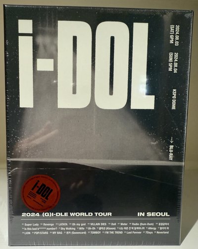 i-dle 24’世巡演唱會 iDOL DVD 藍光版全新未拆