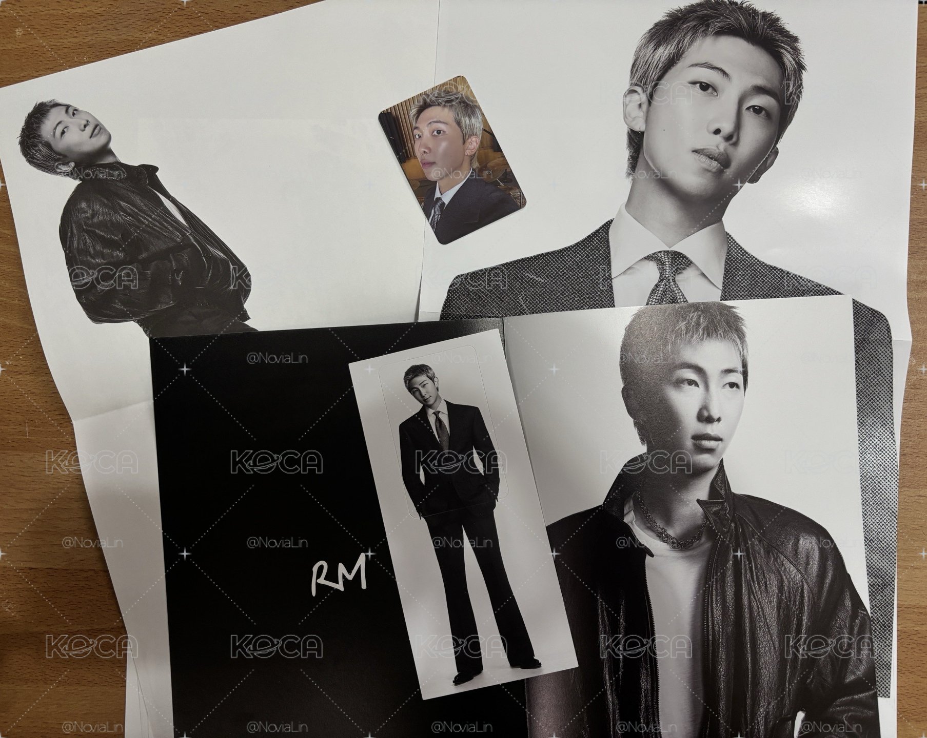 BTS ARIRANG  RM L版小卡 + 四張海報