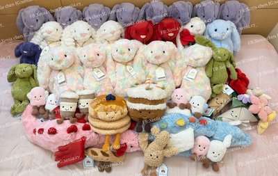 超級可愛甜臉棉花糖兔兔（全新吊牌未拆、未玩、未出門）