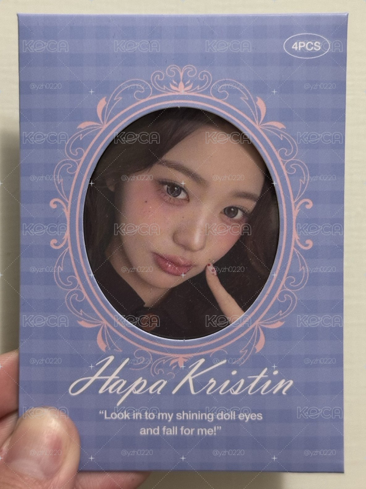 Hapa Kristin 員瑛代言小卡四張一套