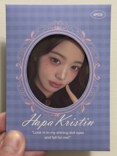 Hapa Kristin 員瑛代言小卡四張一套