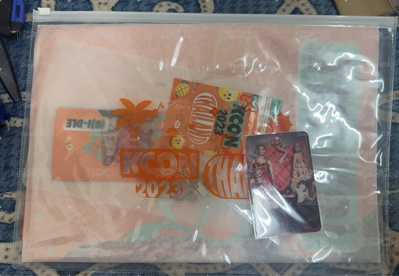 kcon手幅+鑰匙圈