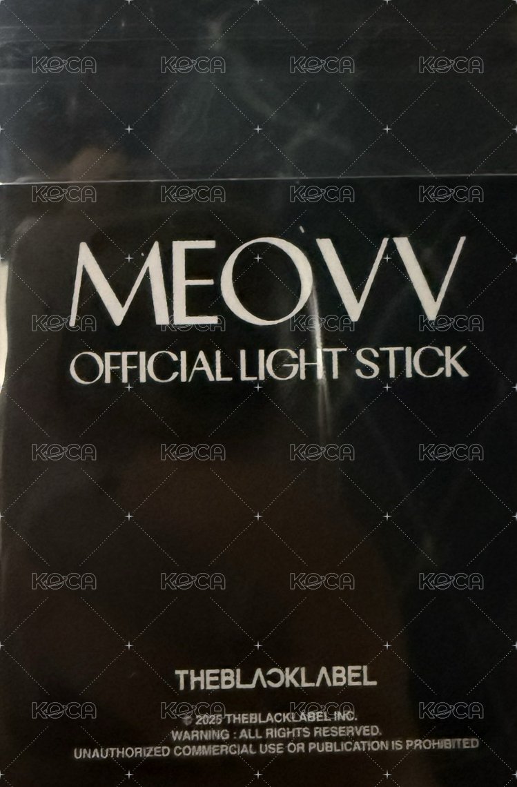 MEOVV 第一代手燈 FLNK 特典卡  背面