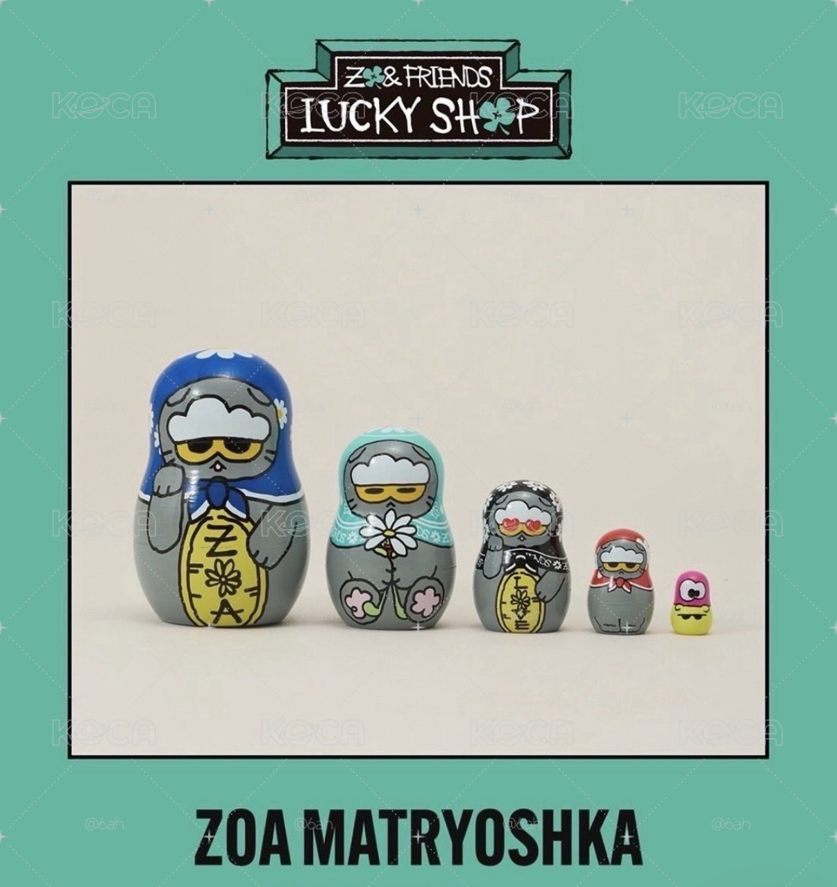 Zoa快閃店俄羅斯娃娃