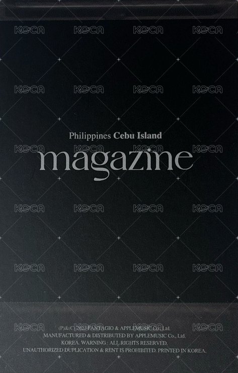 2022 photobook MAGAZINE am 特典卡  背面