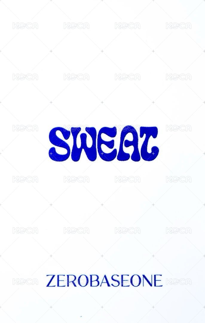 迷三 打歌卡 SWEAT 背面