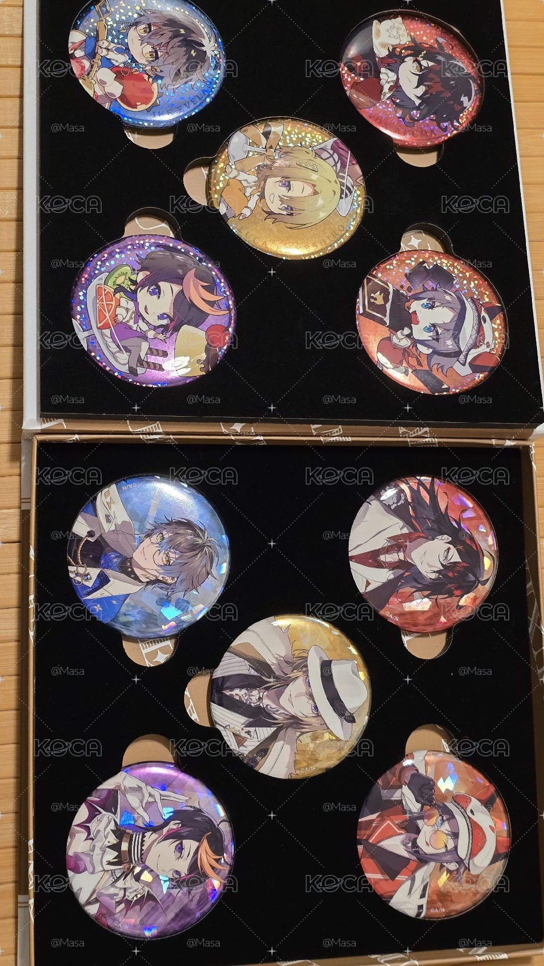 【AGF2022】ホログラム缶バッジ コンプリートブック Luxiem