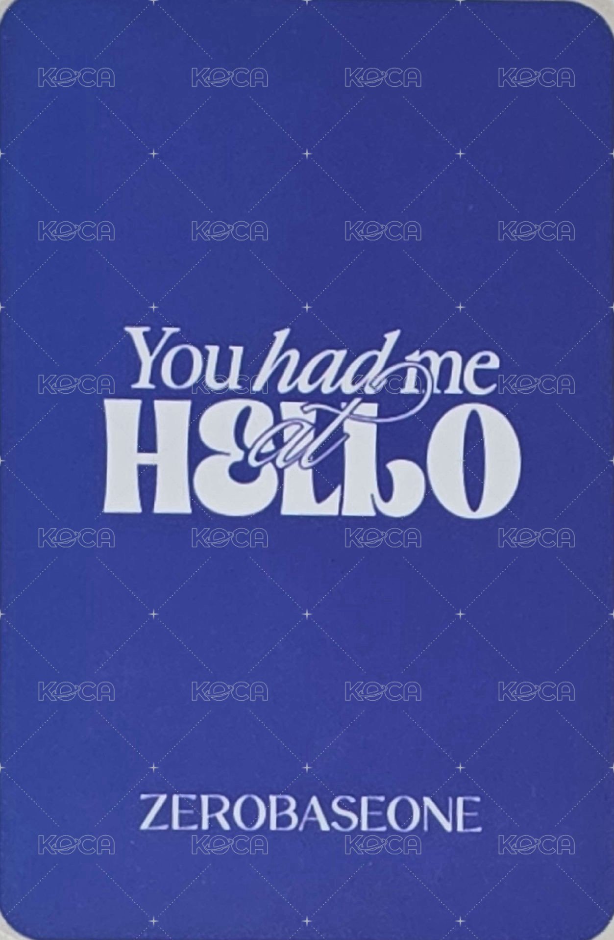 迷三 打歌卡 第三週 背面