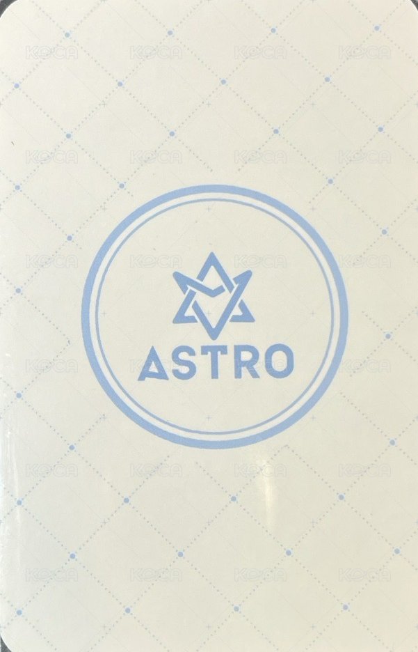 ASTRO&ROROHA POP UP in Japan 隨機卡  背面