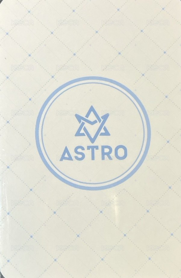 ASTRO&ROROHA POP UP in Japan 隨機卡  背面