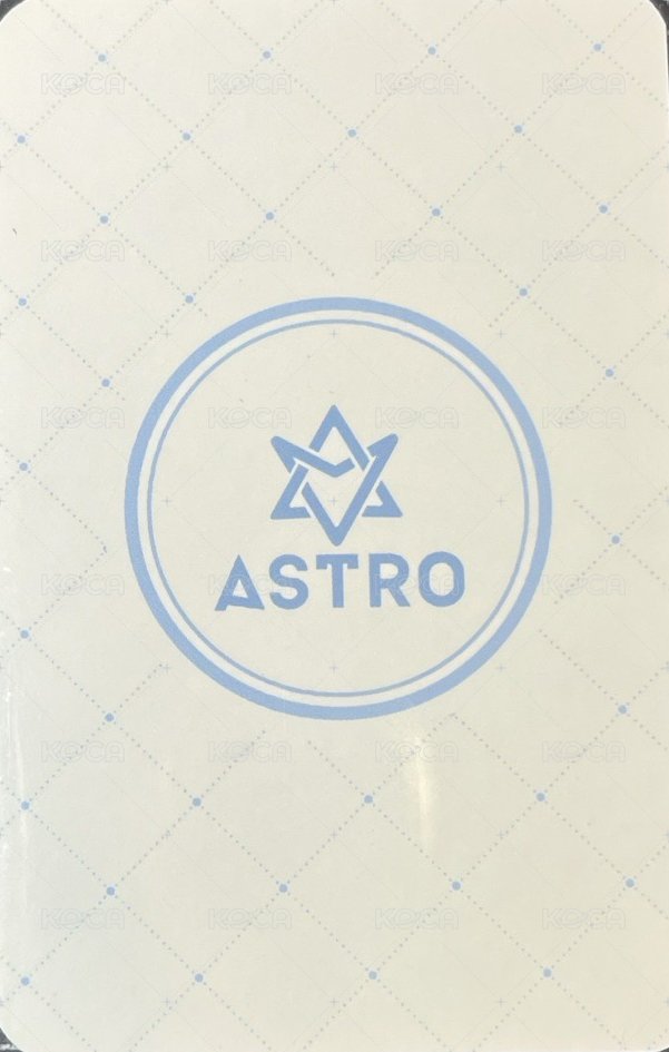ASTRO&ROROHA POP UP in Japan 隨機卡  背面