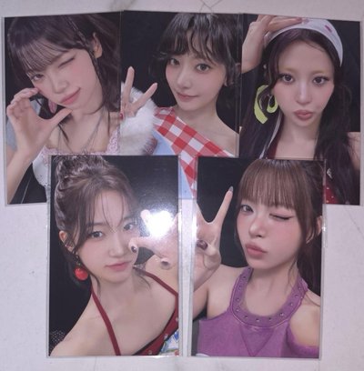 Le sserafim 快店滿額卡 一套 采源 櫻花 允真 一葉 恩採