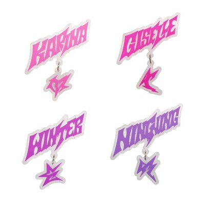 aespa 日本特別場 手燈吊飾