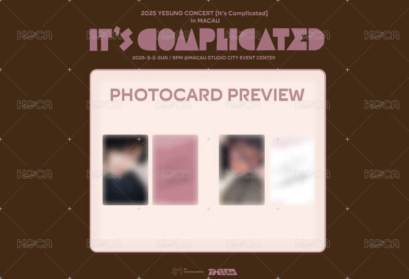 solo亞巡2 澳門 入場卡 / 場限卡  背面