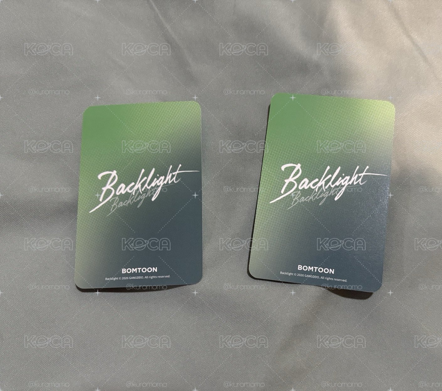 backlight 台灣bomtoon 儲值小卡