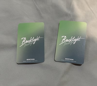 backlight 台灣bomtoon 儲值小卡