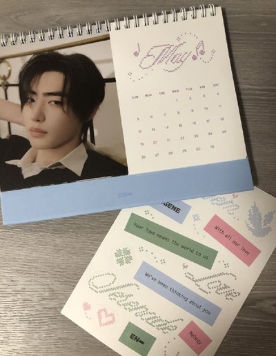 enhypen24臺歷空專含特典